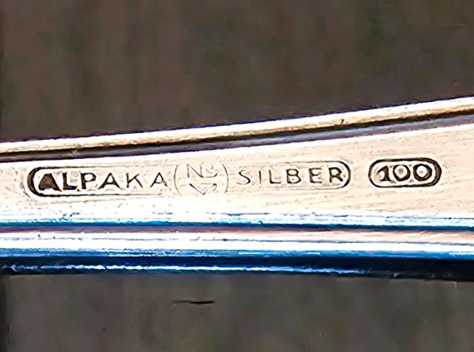 Kuchengabeln Alpaka Silber 100 in Bernau