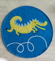 IKEA Teppich rund blau mit Drachen Kinderzimmer Hamburg-Mitte - Hamburg Borgfelde Vorschau