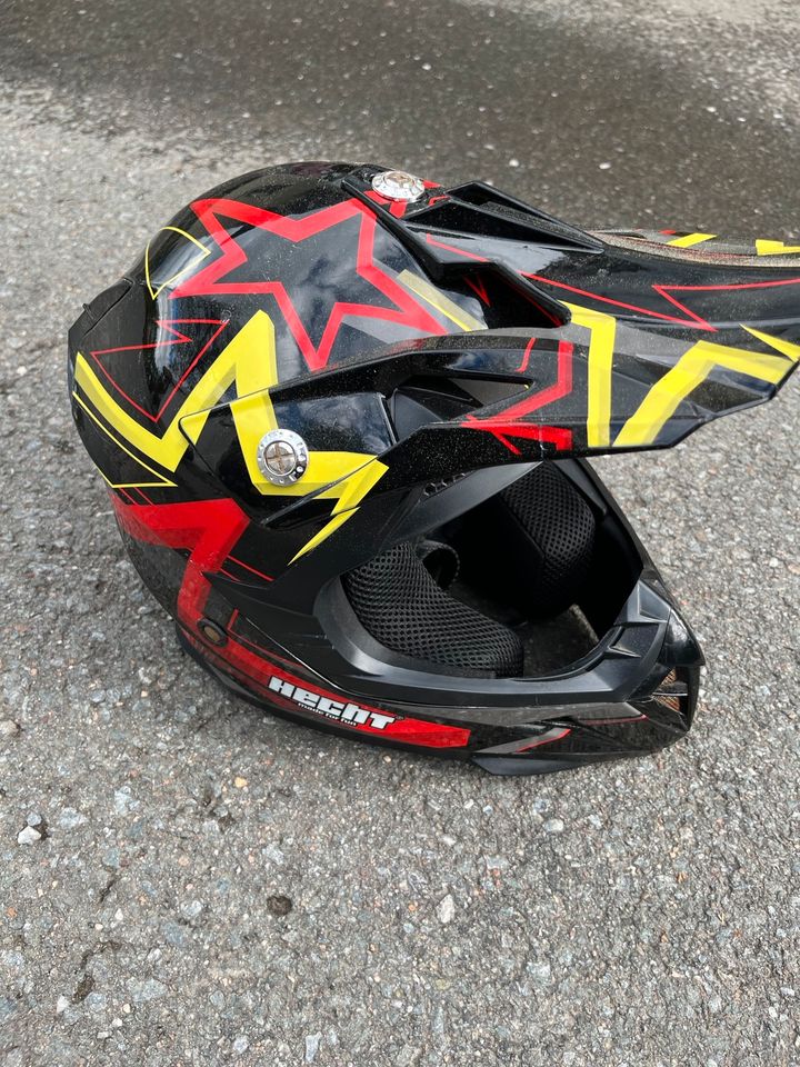 Hecht Mx Helm XS Motocross Enduro Quad Cross in Thum