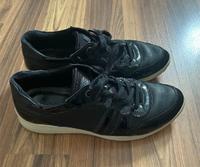 Ecco Sneaker Gr. 39 Schwarz Leder Bayern - Emskirchen Vorschau