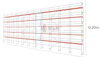 Fassadengerüst  81x12,2m Baugerüst 988,2 qm Alu-Sperrholzbelag Baden-Württemberg - Schwäbisch Hall Vorschau