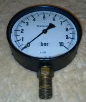 Dampflok Manometer, Bremszylinder bis 10 bar, Deutsche Reichsbahn Baden-Württemberg - Donzdorf Vorschau