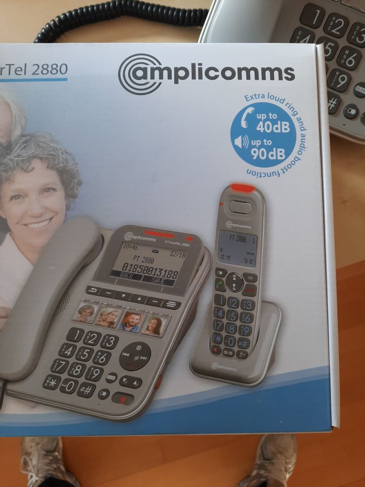 Telefon für Senioren Amplicomms Combo PowerTel 2880 AB in Glottertal