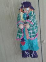 Marionette ca.40 cm hoch Clown mit Geige leicht reparaturbedürfti Rheinland-Pfalz - Imsweiler Vorschau