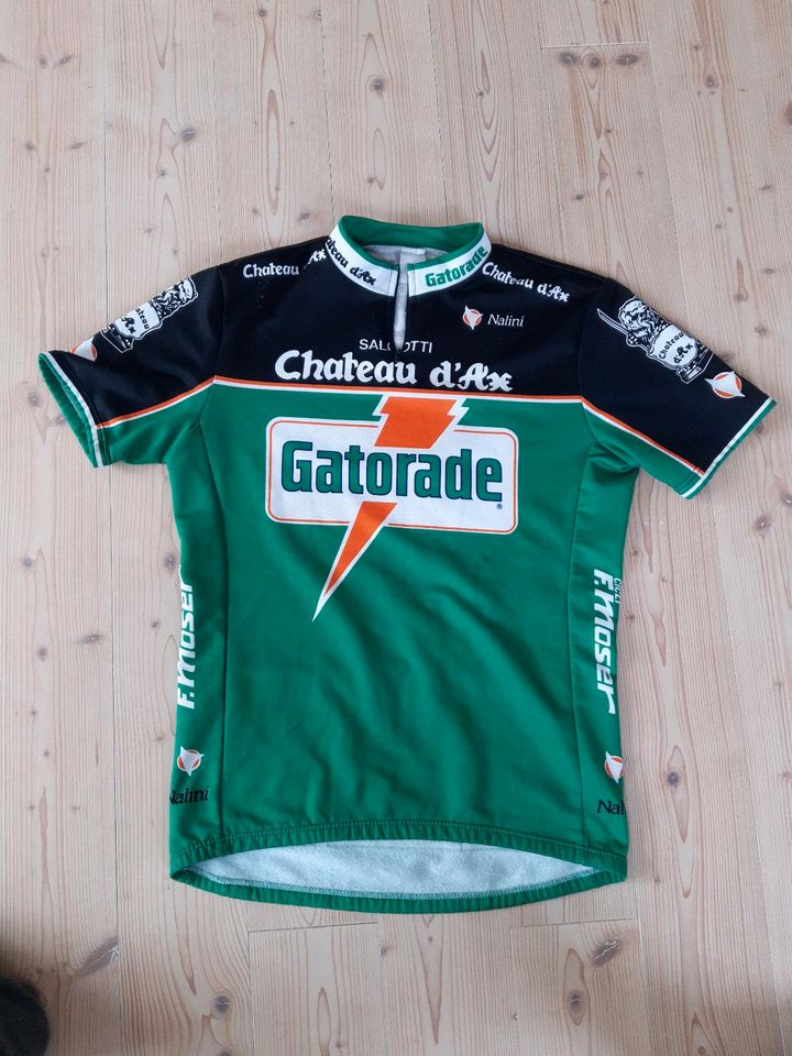 Fahrradtrikot Gatorade Grün Salotti Chateau d'Ax Nalini 80er 90er in Wilhelmsfeld