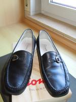 Schöner SIOUX Slipper, schwarz, Glattleder, Gr. 6 Baden-Württemberg - Schorndorf Vorschau