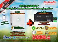 SET DEYE 8kW 3-Ph. Hybrid-Wechselrichter + SUNKET-ESS 5kWh 51,2Vdc (48V) Batteriespeicher LFP LiFePO4 NEUWARE!!! ORIGINAL VERPACKT Niedersachsen - Seesen Vorschau