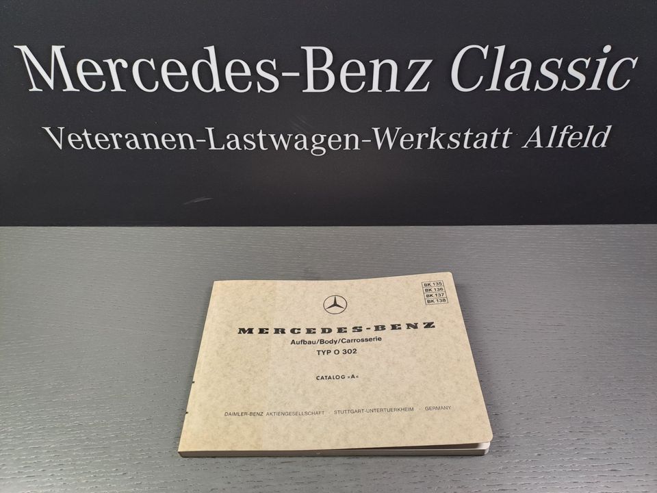 Mercedes-Benz Ersatzteil-Bildband Aufbau  Typ: O 302 in Alfeld (Leine)