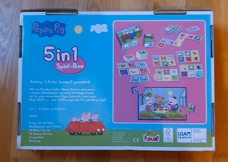 Peppa Wutz - Peppa Pig - Spiel-Box - ab 3 Jahren in Taura