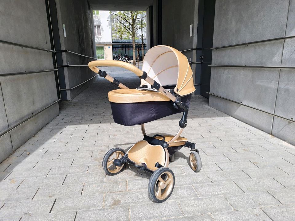 Mima Xari Kinderwagen | Gestell - Champagne | Sitz + Haube - Cham in München