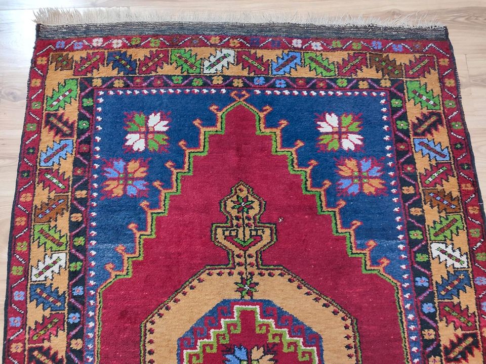 Antiker Teppich Sivas Geometrisch Türkei Orientteppich Kazak in Bochum