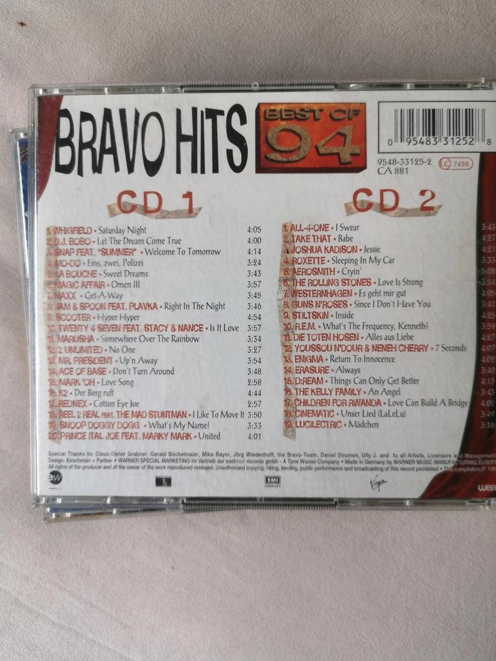 Bravo Hits 94, 96 und 97 jeweils Doppelcds in Katzenelnbogen