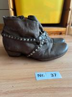 AIRSTEP Nieten Stiefeletten/Boots Matt-Leder braun Gr 37 Berlin - Neukölln Vorschau