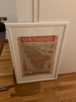 Vintage // Retro Poster // wanddeko //New York Map Frankfurt am Main - Sachsenhausen Vorschau