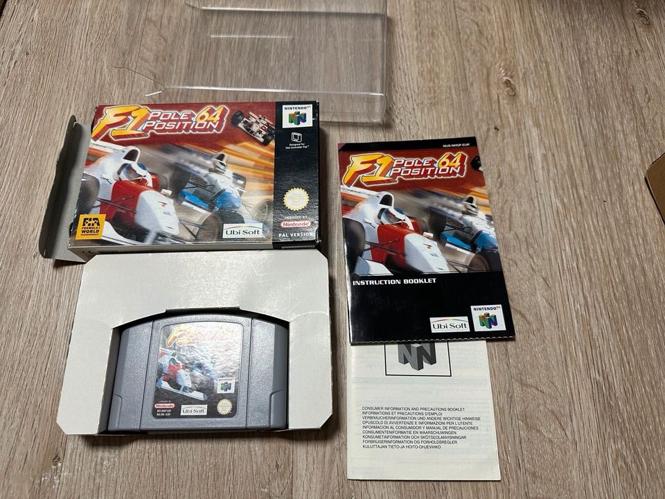 Nintendo 64 F1 Pole Position 64 inkl. Originalverpackung in Dortmund