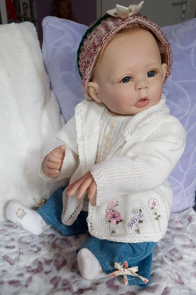 ❗️Süße Voll Vinyl Gelenke Künstlerpuppe wie Reborn Baby Toodler in Trier