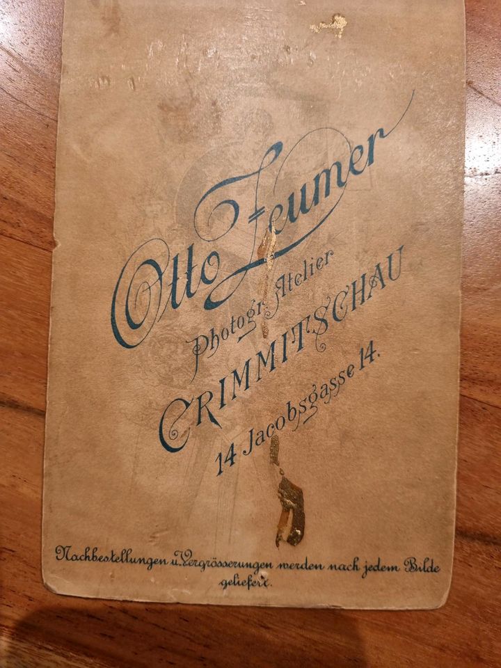 Alte Postkarte Otto Zeumer Crimmitschau in Laatzen