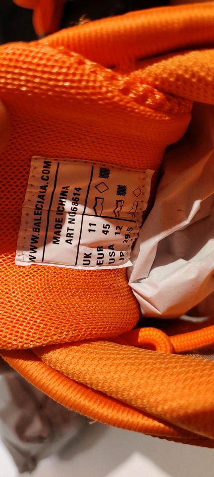 Balenciaga Track 2 Open Sneaker 45 Herrenschuhe Orange Full Set in München