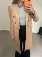 Zara klassischer Mantel beige camel XS wie NEU Nordrhein-Westfalen - Leverkusen Vorschau