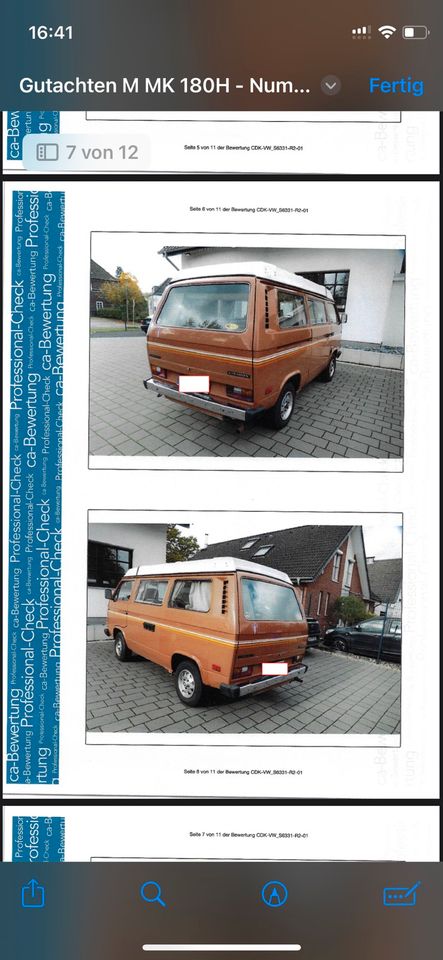 VW T3 Typ2, Westfalia mit Aufstelldach in Freiburg im Breisgau