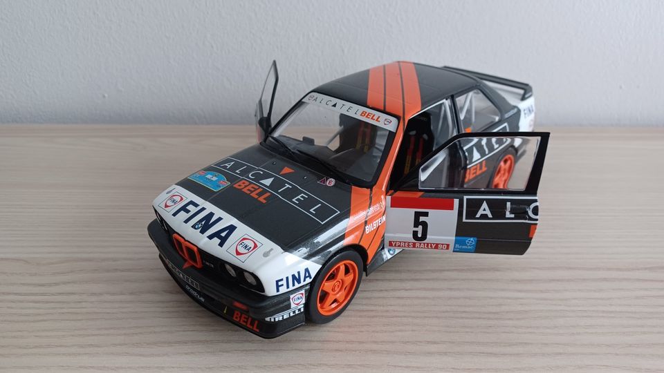 Solido BMW M3 E30 Rallye Rennwagen Modellauto aus Sammlung 1:18 in Naila