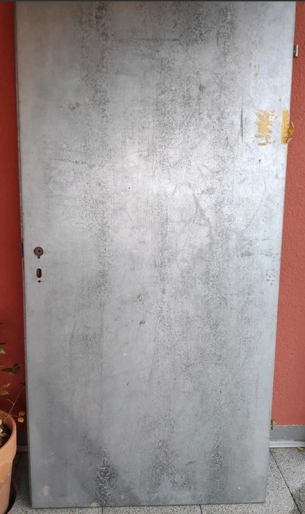 Blechtür Stahltür Tür verzinkt neu Türblatt in Wallerfangen