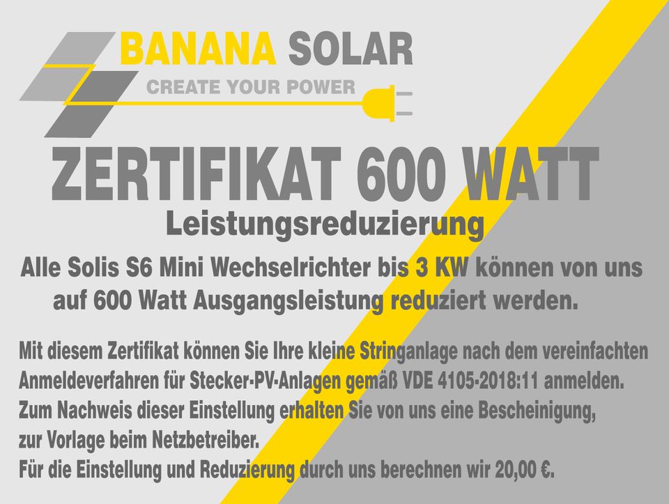 800 Watt Balkonkraftwerk inklusive Montage und Installation / Anschluss 4 x 405 Watt TW + Solis 1kW Wechselrichter in Grevenbroich