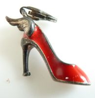 925 Silber Thomas Sabo Pumps mit Flügel Charm Anhänger Stempel Baden-Württemberg - Böblingen Vorschau