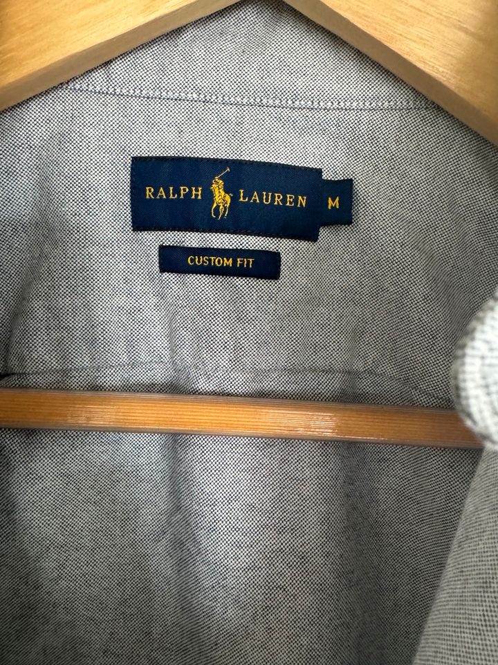 Polo Ralph Lauren Hemd Bluse Oxfordbluse Größe M grau in Bad Kreuznach