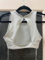 Pull & Bear Crop Top Rückenfrei S 36 Silber grau Oberteil Hamburg-Nord - Hamburg Winterhude Vorschau