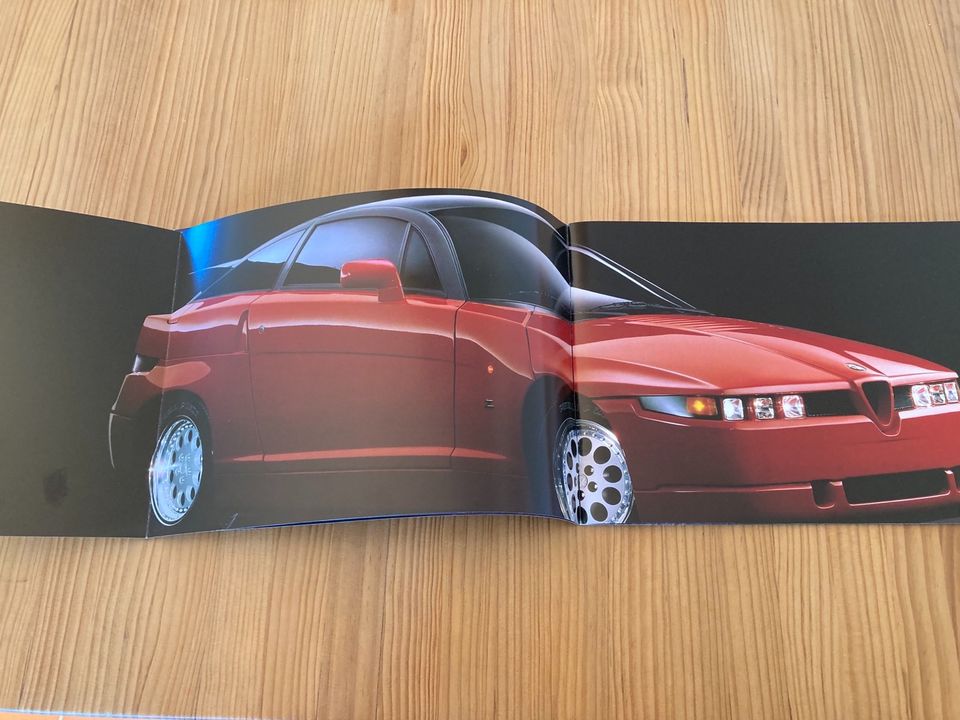 Alfa Romeo SZ Zagato Verkaufsbroschüre Prospekt Katalog Deutsch in Lüdenscheid