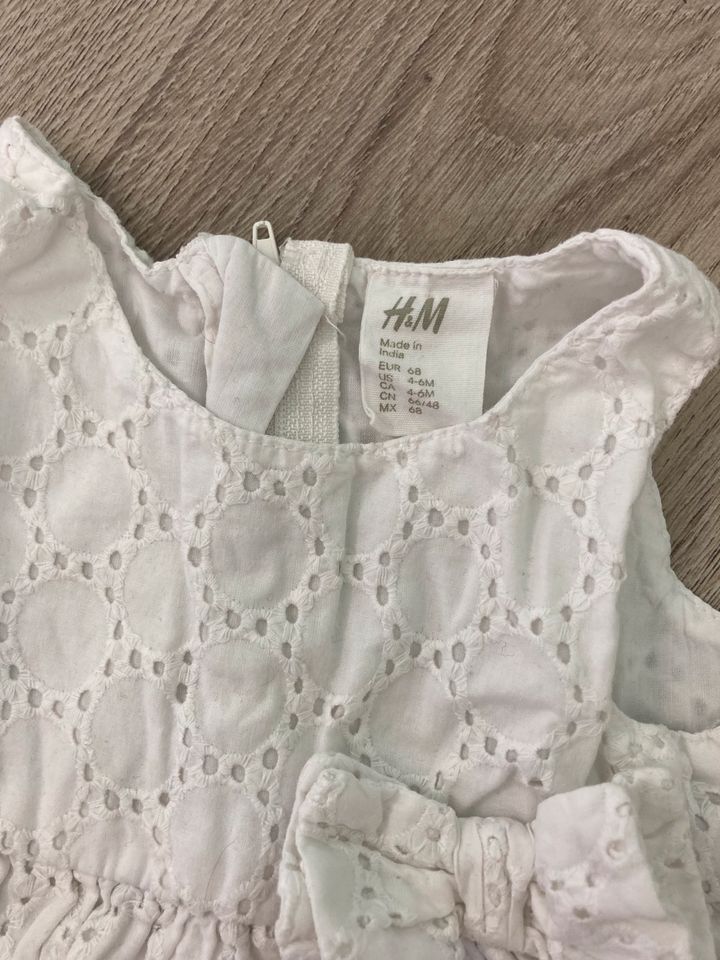 Baby Kleid weiß 68 Taufe Sommer in Oerlenbach