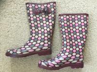 Gummistiefel, Regenstiefel, Punkte, Gr.39, lila Sachsen - Sehmatal-Cranzahl Vorschau