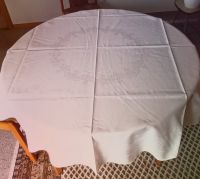 Tischdecke rund 1,50 cm Durchmesser helles pastell-apricot Nordrhein-Westfalen - Bönen Vorschau