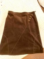 Rock samt Braun Gr. 44 XL L A-Iinie Trapez C&A Rheinland-Pfalz - Montabaur Vorschau