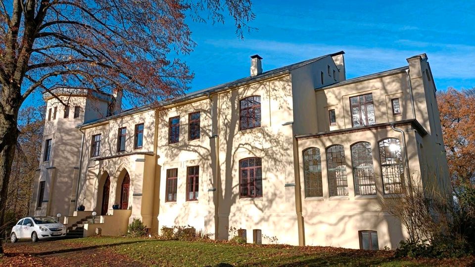 Weißes Fachwerkapparat im Herrenhaus, Gutshaus, Hund, Massage in Grevesmuehlen