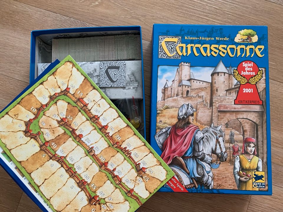 Hans im Glück Carcassonne alte Version Brettspiel vollständig in Reinbek