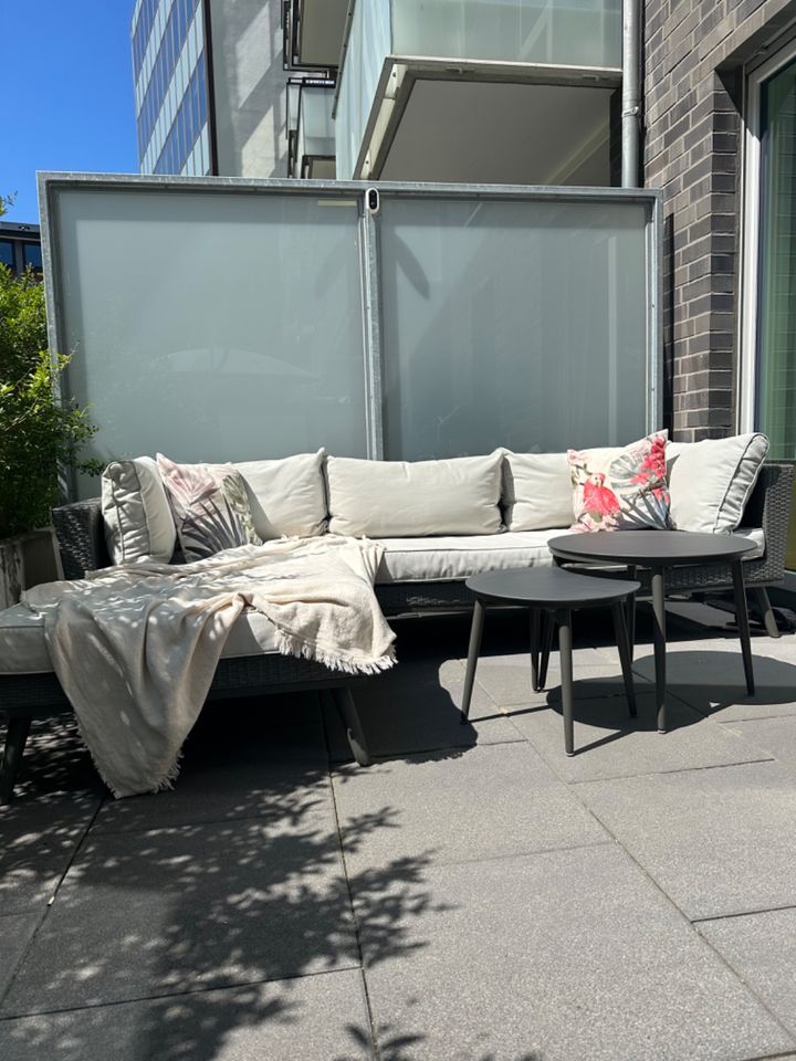 Loungemöbel-Set, Ecksofa, Loungeset, 'Verena' 4 tlg mit Tisch in Hamburg