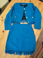 Tweed Boucle Anzug blau  XL Nordrhein-Westfalen - Mettmann Vorschau