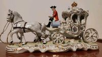 Sentimentale, Porzellanfigur Kutsche, mit einem Paar Pferde, eine Bayern - Brunnen Vorschau