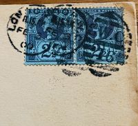 Alter Brief , Briefmarke Queen Elizabeth 2 1/2 d , gelaufen 1900 Berlin - Steglitz Vorschau