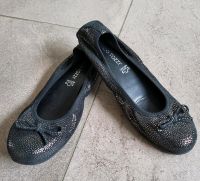 Neuw. Marco Tozzi Ballerinas Schleife Glitzer schwarz gold Gr 35 Bayern - Altdorf Vorschau