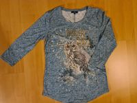 Tom Tailor Shirt, Langarmshirt, Night Owl, Eule, blau, Größe S Herzogtum Lauenburg - Schwarzenbek Vorschau