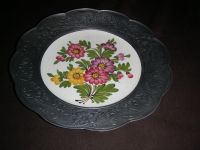 Wandteller Sammelteller Bassano Keramik Blumenmotiv Handarb. Zinn Hessen - Aßlar Vorschau