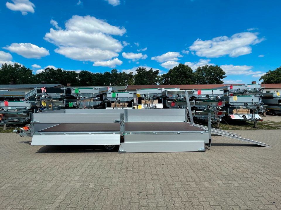 ⭐️ Eduard Auto Transporter 3000kg 606x220x60cm Rampen Winde 63 in Schöneiche bei Berlin