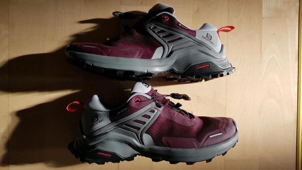 Salomon X Raise GTX W Schuhe Weinrot Größe EUR 38,  US 6.5 in Trebur