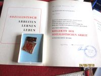 Urkunde Kollektiv der sozialistischen Arbeit DDR Orden mit Urkund Niedersachsen - Hoya Vorschau