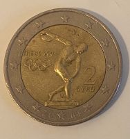 2 Euro münze 2004 (Athens) mit Fehlprägung, Thüringen - Weimar Vorschau
