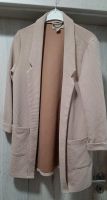 Sweatjacke/Blazer beige in Rippoptik Gr. 40 super Zustand Brandenburg - Schwarzheide Vorschau