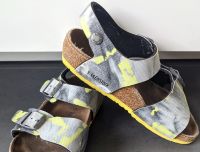 Birkenstock Sandalen Gr 32 New York normal Fersenriemer gelb grau Baden-Württemberg - Karlsruhe Vorschau